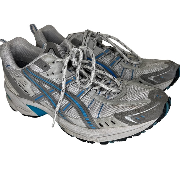 ASICS Gel Kahana 3 running shoe women’s gray blue size 9.5 - Picture 1 of 8